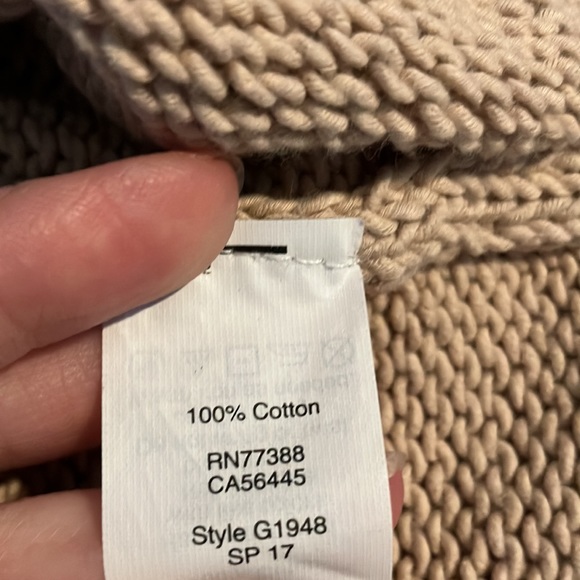 Madewell Blush Pink Pom Pom Tassel Sweater 100% Cotton Size M - Picture 14 of 15